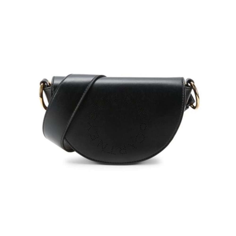 Stella McCartney Black Half-Moon Shoulder Bag - Picture 6 of 16